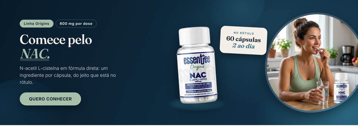 NAC Essentree 600 mg, 60 capsulas