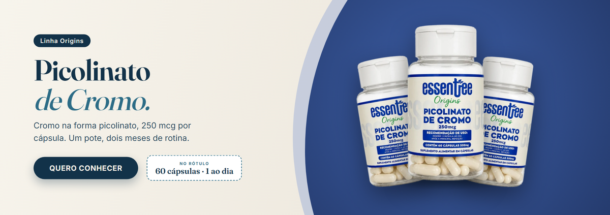 Picolinato de Cromo Essentree 250 mcg