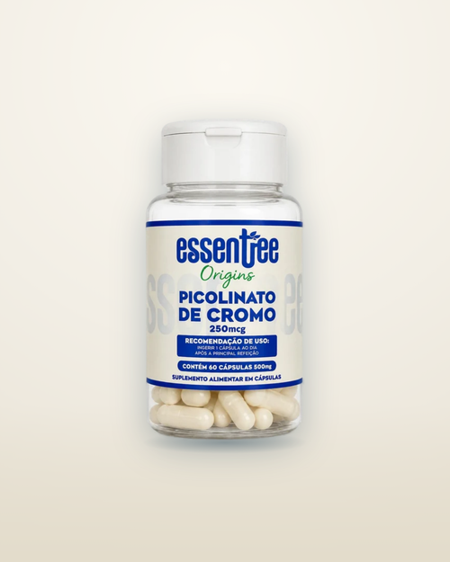 Picolinato de Cromo Origins, pote com 60 cápsulas